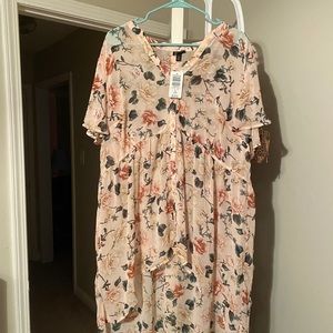 Torrid High Low Chiffon blouse